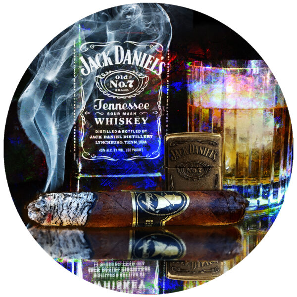 Davidoff Late Hour Cigar with Jack Daniels' Decal