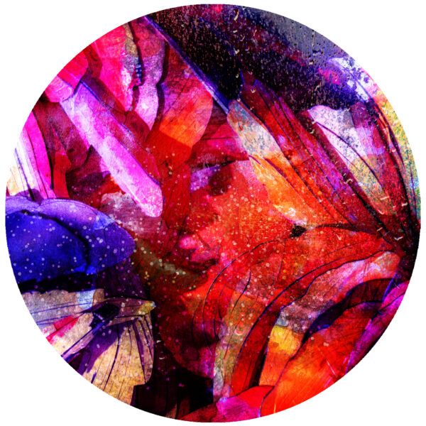 living on the earth abstract decal