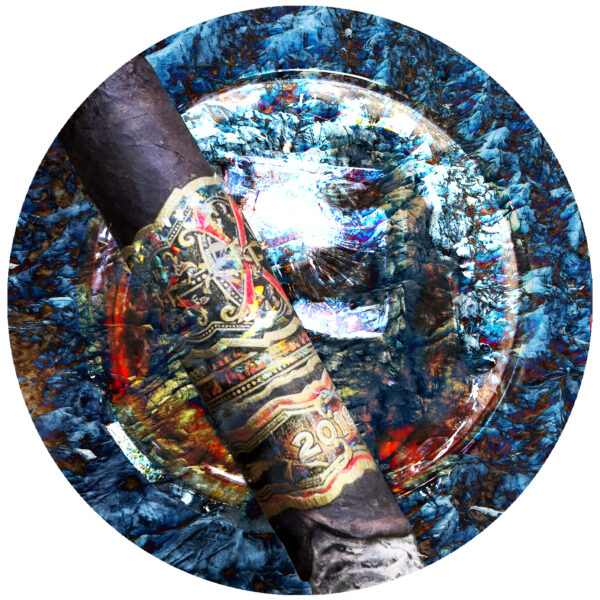 Heaven and Earth Forbidden Rare Black Double Corona Fuente Opus X Cigar On The Ice decal
