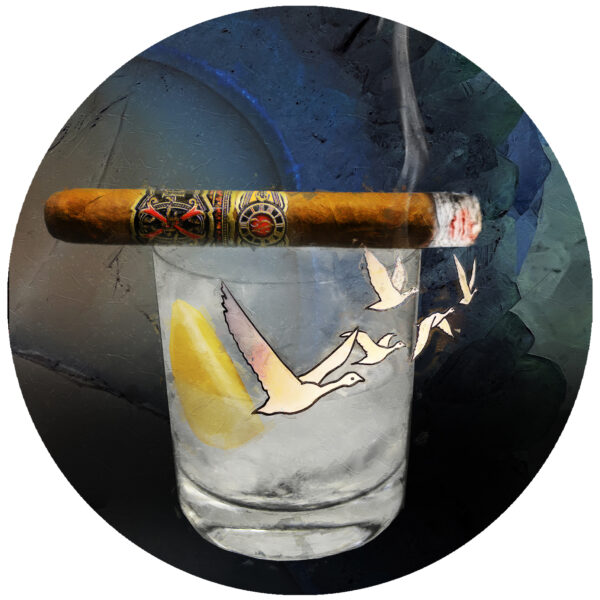 Grey Goose Vodka and Opus X Cigar Decal