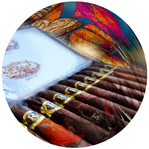 Vegas Robaina Cuban Cigar Abstract Decal