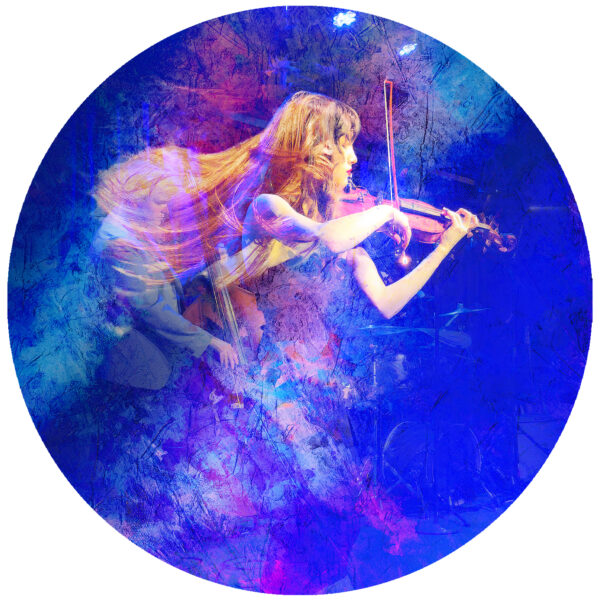 Violinist Abstract Decal