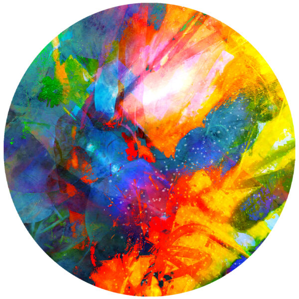 wild flower abstract decal