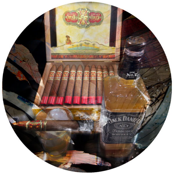 Fuente Opus X with Jack Daniels On Ice Decal