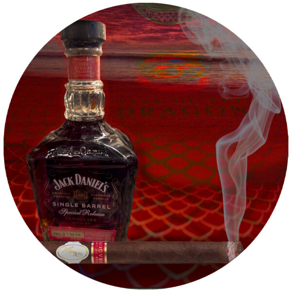 Davidoff Year Of The dragon and jack daniiels decal