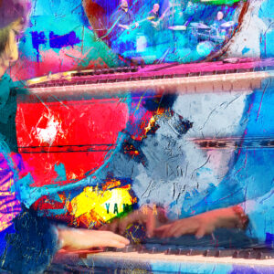 Keiko Matsui Pianist Abstract Painting