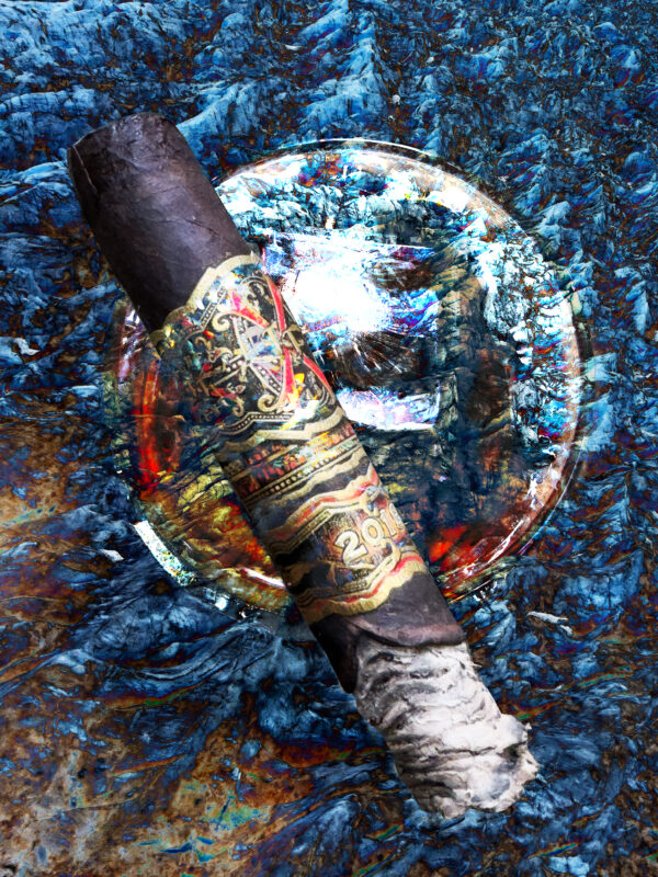 Heaven and Earth Forbidden Rare Black Double Corona Fuente Opus X Cigar On The Ice