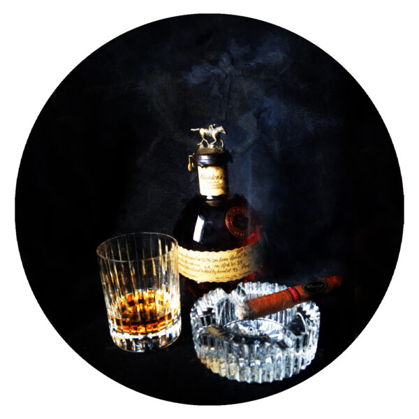 Blantons Smokey Horse Cigar Art