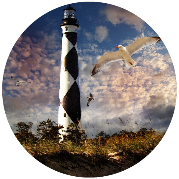 On The Shores of OBX Cape Lookout Lighthouse Art