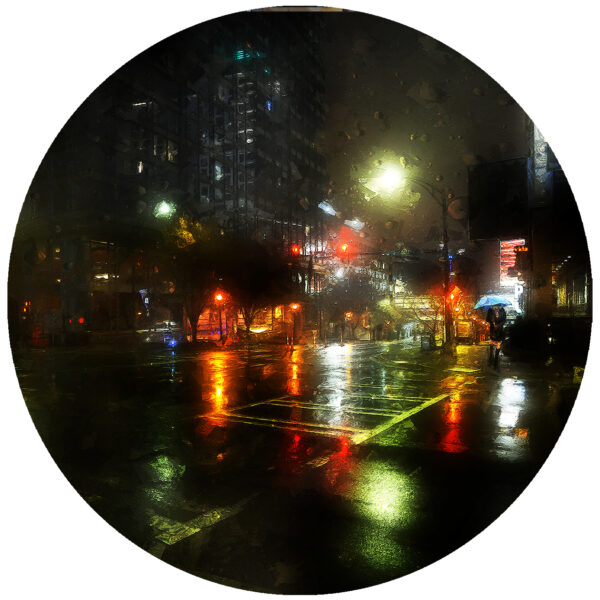 Charlotte North Carolina Abstract Morning Neon Light Art
