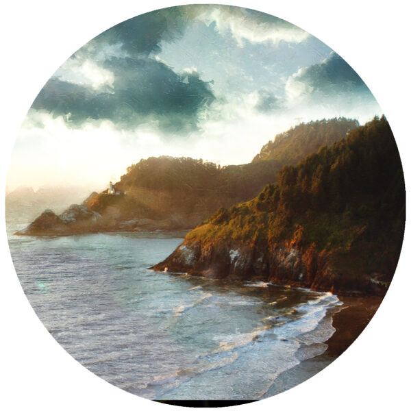 The Edge Of The Oregon Coast Haceta Head Lighthouse Art