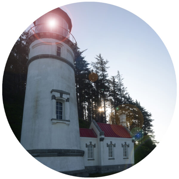 Coast of Oregon Haceta Head Lighthouse Art