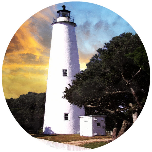 OBX Ocracoke Lighthouse Art