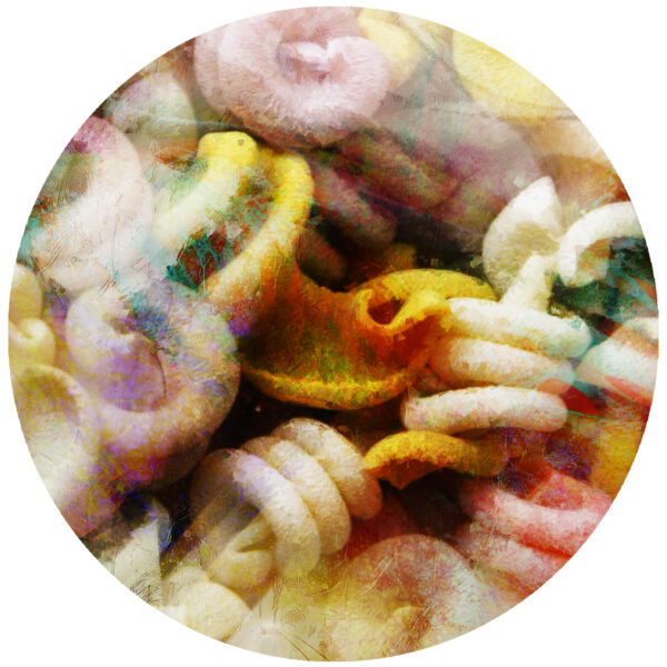 Pastel Italian Pasta Abstract Art
