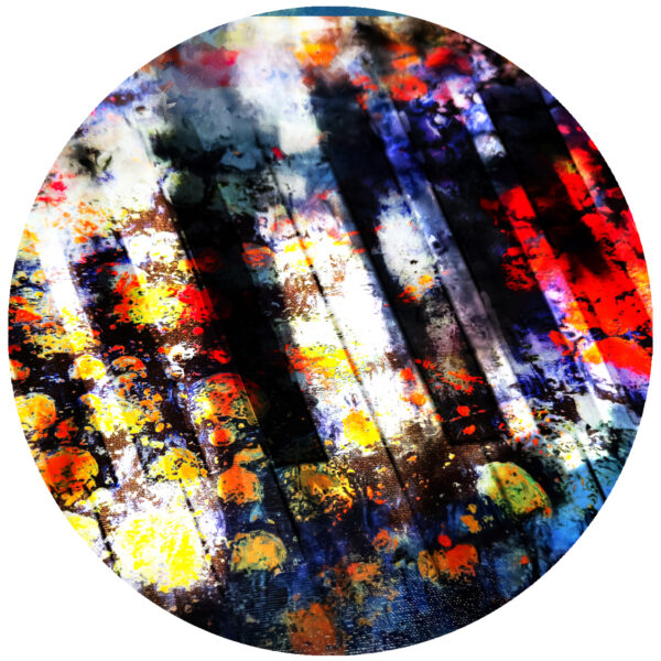 piano keys abstract art
