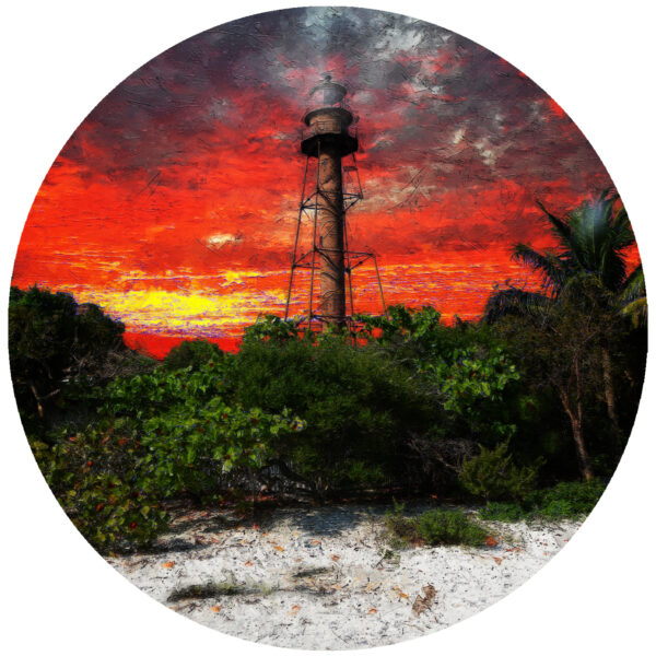 Sanibel Island Lighthouse Point Ybel Light Art