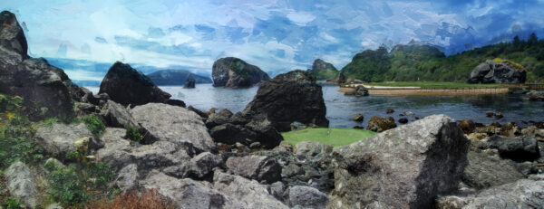 The 12th Hole Virtual Golf Art