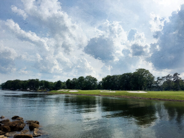 The 17th Hole At The Peninsula Club Cornelius North Carolina