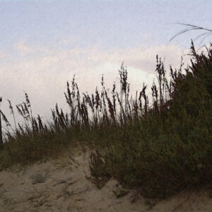 Currituck Lighthouse From The Beach Art