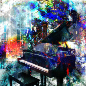 Piano Abstract Music Art