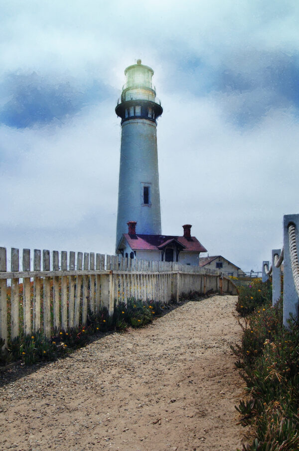 Pigeon Point Lighthouse Pathway To The Sea Art