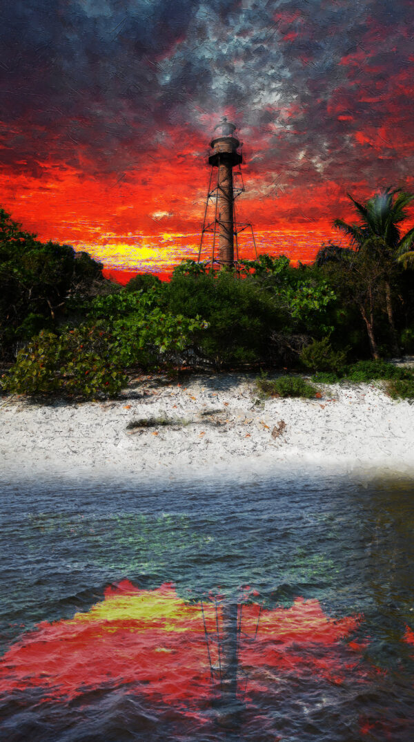 Sanibel Island Lighthouse Point Ybel Light Art