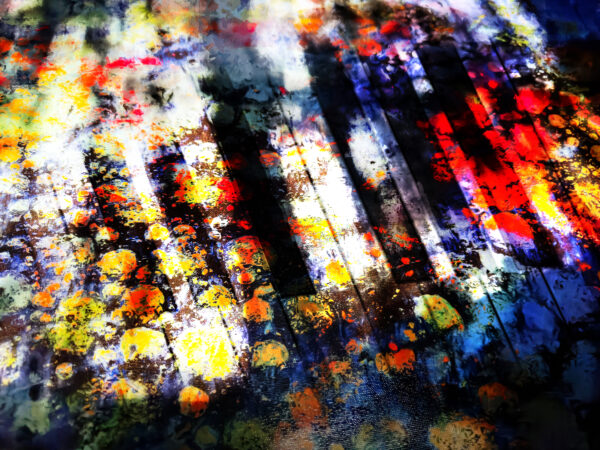 piano keys abstract art