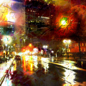 Charlotte North Carolina In Neon Fine Art