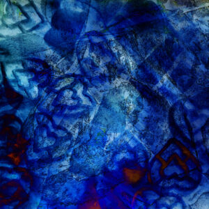 Hang On My Love Is Mixed Media Photography and Acrylics