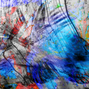 Trippy Psychedelic Art Titled Let's Go Out Tonight