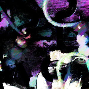 Take Note Abstract Modern Mixed Media Art