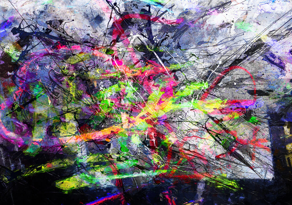 Fine Like This Rorshack Rorschach Test is a abstract modern work of art - Fine Art