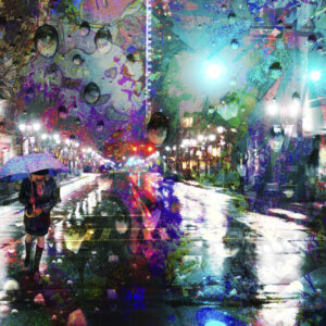 Charlotte Neon City Abstract