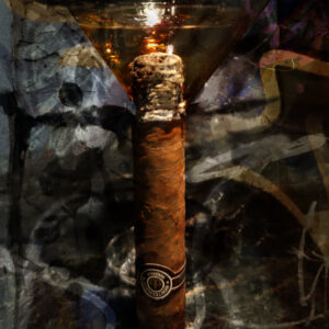 Montecristo Cuban Cigar Abstract Modern Wall Art