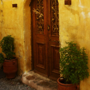 The Golden Door Of Rhodes Greece Fine Art