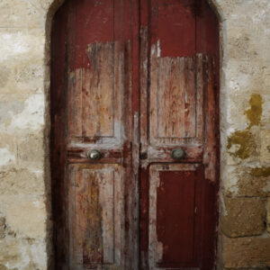 The Old Wooden Door Rhodes Greece Fine Art