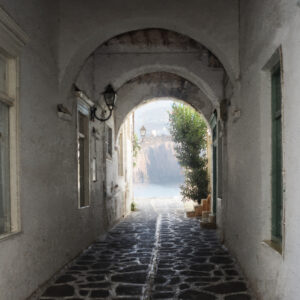Paros Greece Archways to The Aegean Sea Fine Art