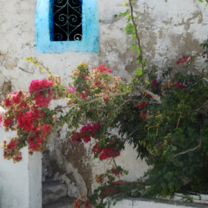The Blue Window of Paros Greece Fine Art