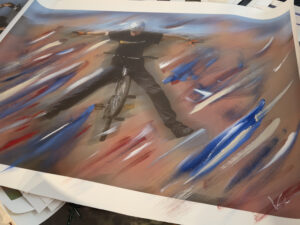BMX Bike Hands Free Art