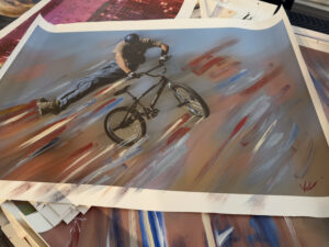 BMX Bike Professional Superman Art