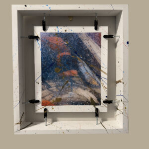 Rare earth signed floating frame