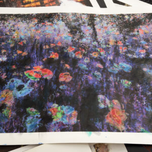 Spectral Garden 28 x 42 signed canvas