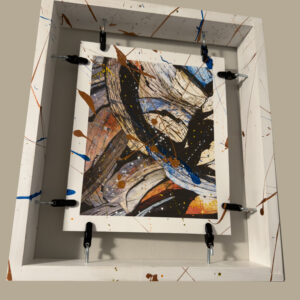 life on this earth signed floating frame