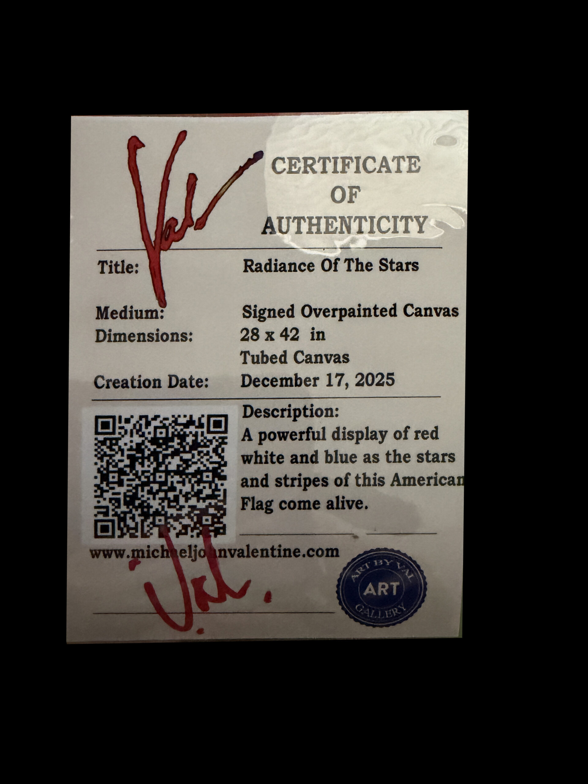 radiance of the stars COA