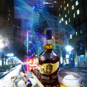 Davidoff Royal Cigar with Buffalo Trace Bourbon Late Night Charlotte