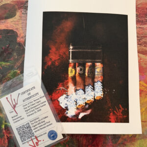 10 x 8 cuban cigar art