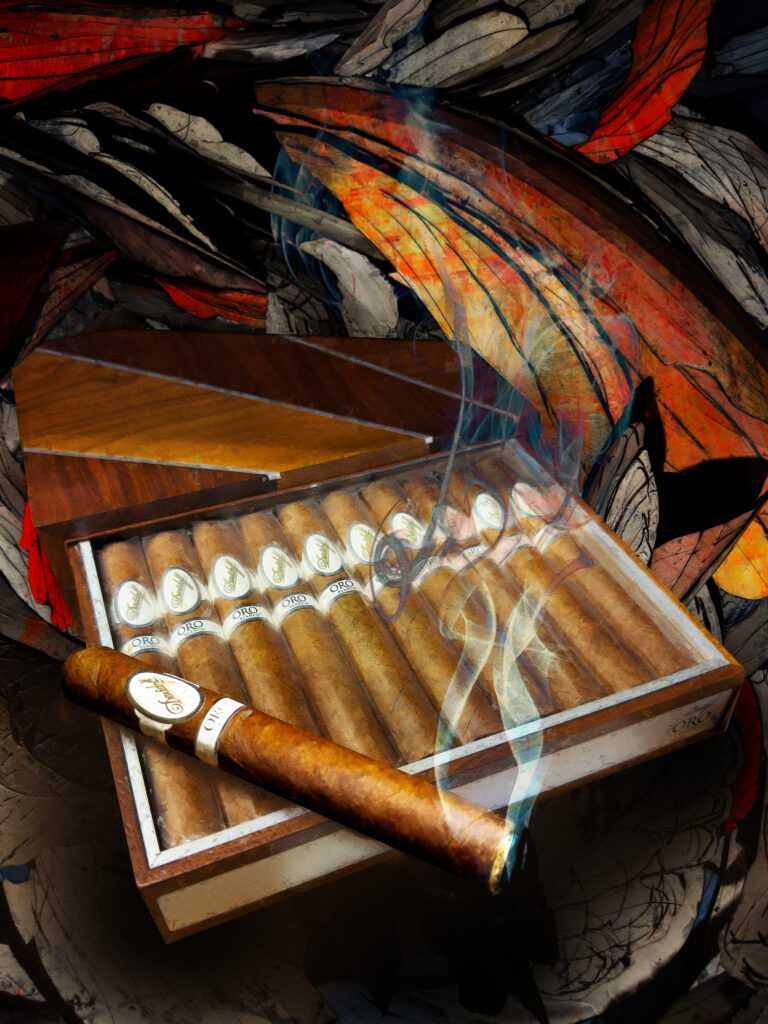 Whispers of ORO- A Davidoff ORO Blanco Fine Art Work Of