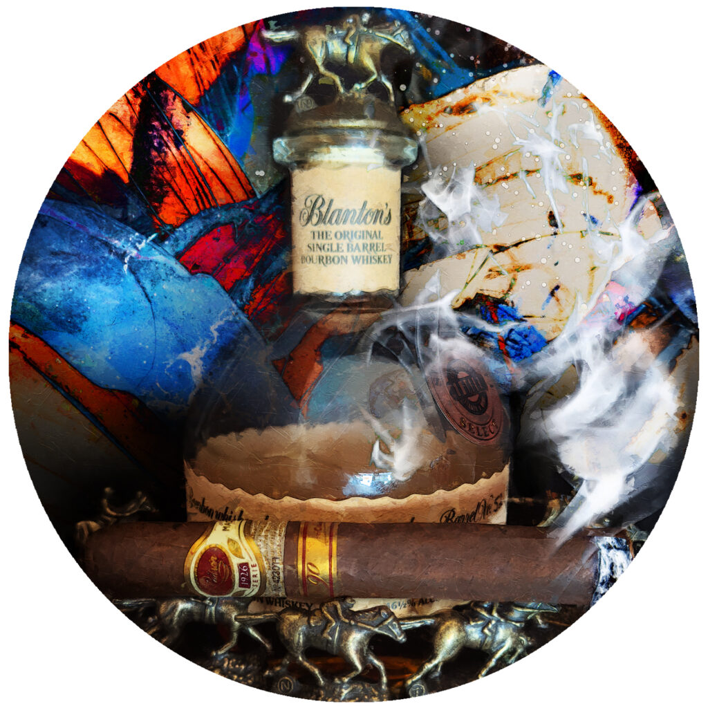 Padron 90th With All The Blanton's Horses - After The Light Fades Abstract