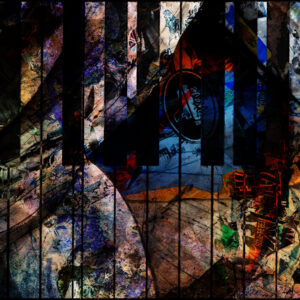 Graffiti Concerto Piano Abstract Art