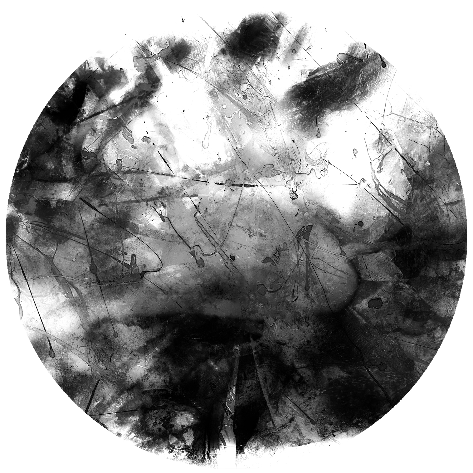 Black and White Abstract Art